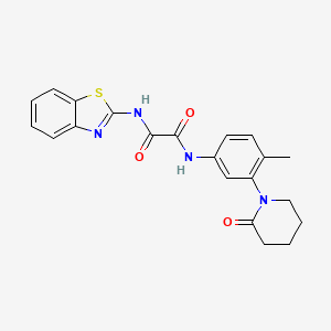 N1-(benzo[d]thiazol-2-yl)-N2-(4-methyl-3-(2-oxopiperidin-1-yl)phenyl)oxalamide