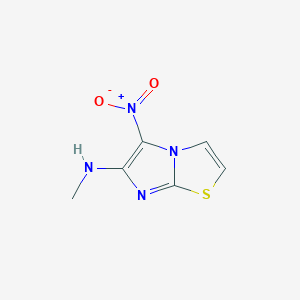 N-methyl-5-nitroimidazo[2,1-b][1,3]thiazol-6-amine