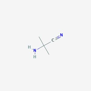 molecular formula C4H8N2 B028548 2-氨基-2-甲基丙腈 CAS No. 19355-69-2