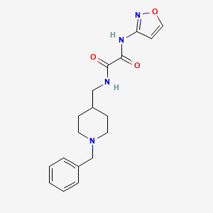 N1-((1-benzylpiperidin-4-yl)methyl)-N2-(isoxazol-3-yl)oxalamide