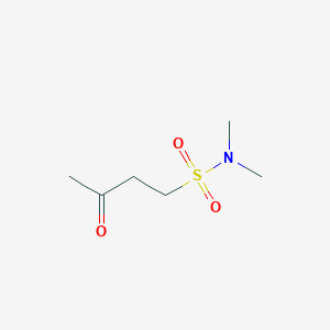 molecular formula C6H13NO3S B2854854 N,N-dimethyl-3-oxobutane-1-sulfonamide CAS No. 1893988-25-4
