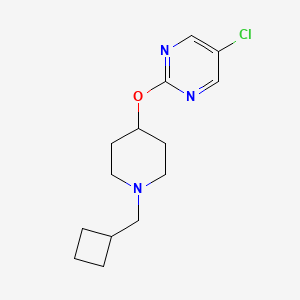 5-Chloro-2-[1-(cyclobutylmethyl)piperidin-4-yl]oxypyrimidine