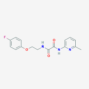 molecular formula C16H16FN3O3 B2854865 N1-(2-(4-fluorophenoxy)ethyl)-N2-(6-methylpyridin-2-yl)oxalamide CAS No. 1210915-37-9