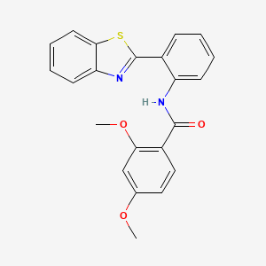 N-[2-(1,3-benzothiazol-2-yl)phenyl]-2,4-dimethoxybenzamide