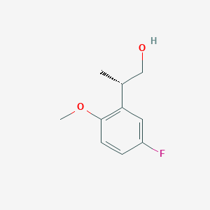 (2S)-2-(5-Fluoro-2-methoxyphenyl)propan-1-ol