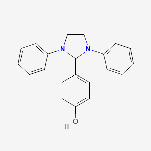 4-(1,3-Diphenylimidazolidin-2-yl)phenol