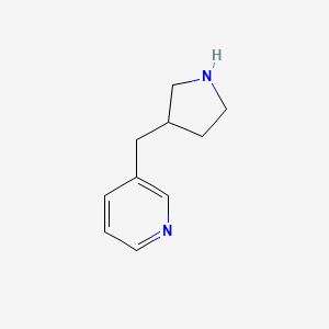 molecular formula C10H14N2 B2854880 3-(Pyrrolidin-3-ylmethyl)pyridine CAS No. 1018827-45-6