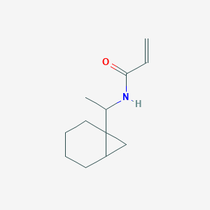 molecular formula C12H19NO B2854919 n-(1-{Bicyclo[4.1.0]heptan-1-yl}ethyl)prop-2-enamide CAS No. 2224408-32-4