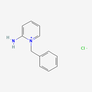 molecular formula C12H13ClN2 B2854925 2-Amino-1-benzylpyridin-1-ium chloride CAS No. 943593-85-9