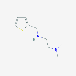 molecular formula C9H16N2S B2854936 N,N-Dimethyl-N'-thiophen-2-ylmethyl-ethane-1,2-diamine CAS No. 626216-21-5