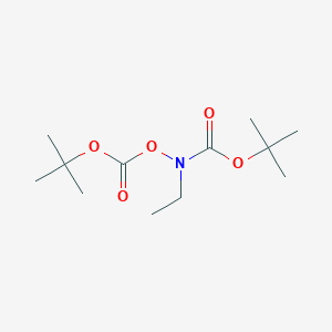 2-{[({[(Tert-butoxy)carbonyl](ethyl)amino}oxy)carbonyl]oxy}-2-methylpropane