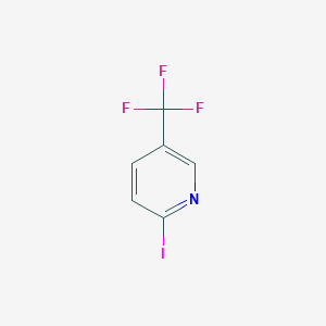 molecular formula C6H3F3IN B028551 2-Iodo-5-(trifluoromethyl)pyridine CAS No. 100366-75-4