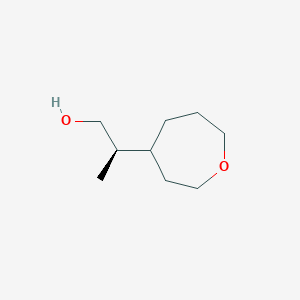 (2R)-2-(Oxepan-4-yl)propan-1-ol