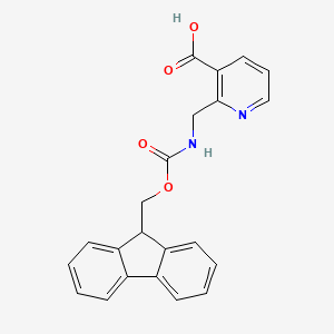 2-[(9H-Fluoren-9-ylmethoxycarbonylamino)methyl]pyridine-3-carboxylic acid