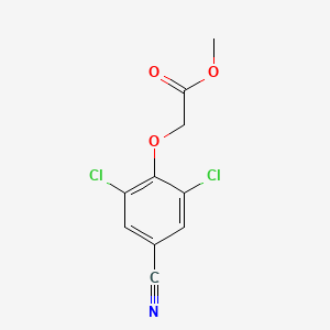 molecular formula C10H7Cl2NO3 B2855268 Methyl 2-(2,6-dichloro-4-cyanophenoxy)acetate CAS No. 824944-25-4