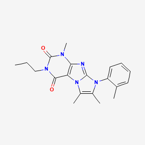 1,6,7-trimethyl-3-propyl-8-(o-tolyl)-1H-imidazo[2,1-f]purine-2,4(3H,8H)-dione