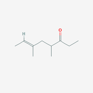 molecular formula C10H18O B2855308 4,6-Dimethyl-6-octene-3-one CAS No. 34665-40-2