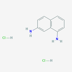 molecular formula C10H12Cl2N2 B2855313 Naphthalene-1,7-diamine;dihydrochloride CAS No. 2503204-90-6