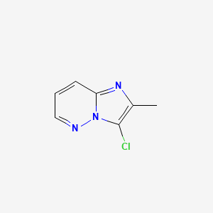 molecular formula C7H6ClN3 B2855320 3-Chloro-2-methylimidazo[1,2-b]pyridazine CAS No. 1935233-51-4
