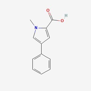 B2855413 1-methyl-4-phenyl-1H-pyrrole-2-carboxylic acid CAS No. 1093624-60-2