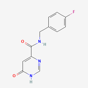 N-(4-fluorobenzyl)-6-hydroxypyrimidine-4-carboxamide