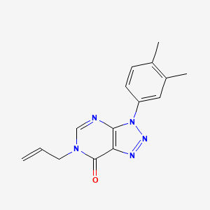 B2855490 3-(3,4-Dimethylphenyl)-6-prop-2-enyltriazolo[4,5-d]pyrimidin-7-one CAS No. 872591-10-1