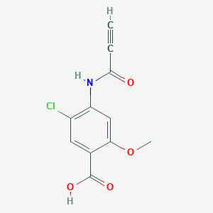 5-Chloro-2-methoxy-4-(prop-2-ynamido)benzoic acid