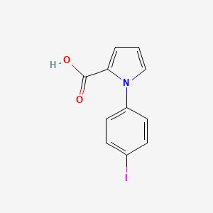 1-(4-iodophenyl)-1H-pyrrole-2-carboxylic acid