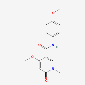 B2855548 4-methoxy-N-(4-methoxyphenyl)-1-methyl-6-oxo-1,6-dihydropyridine-3-carboxamide CAS No. 1878190-24-9