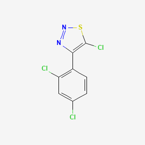 5-Chloro-4-(2,4-dichlorophenyl)-1,2,3-thiadiazole