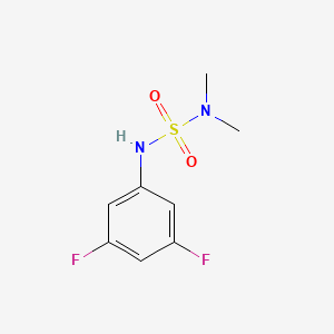molecular formula C8H10F2N2O2S B2855716 N'-(3,5-difluorophenyl)-N,N-dimethylsulfamide CAS No. 866154-26-9