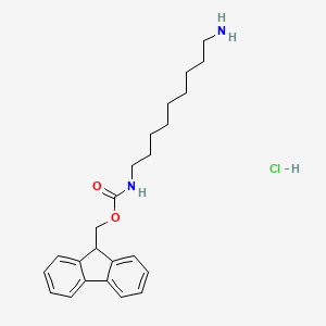 molecular formula C24H32N2O2 B2855793 Fmoc-DANon HCl CAS No. 1822868-57-4