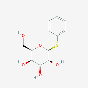 molecular formula C12H16O5S B028560 苯基 1-硫代-β-D-吡喃半乳糖苷 CAS No. 16758-34-2