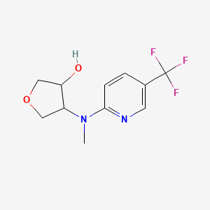 4-[Methyl-[5-(trifluoromethyl)pyridin-2-yl]amino]oxolan-3-ol