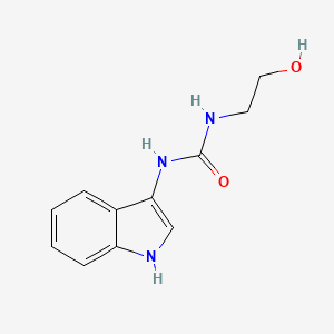 1-(2-hydroxyethyl)-3-(1H-indol-3-yl)urea