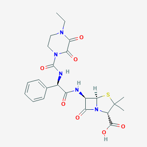 molecular formula C23H27N5O7S B028561 哌拉西林 CAS No. 61477-96-1