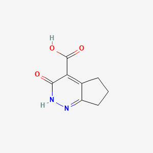 3-oxo-2H,3H,5H,6H,7H-cyclopenta[c]pyridazine-4-carboxylic acid