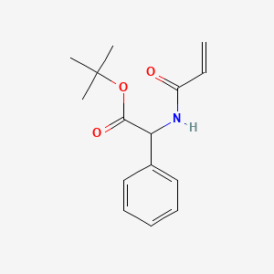 Tert-butyl 2-phenyl-2-(prop-2-enamido)acetate