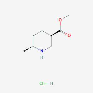 Methyl trans-6-Methylpiperidine-3-carboxylate Hydrochloride
