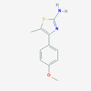 molecular formula C11H12N2OS B028563 4-(4-Methoxy-phenyl)-5-methyl-thiazol-2-ylamine CAS No. 105512-88-7