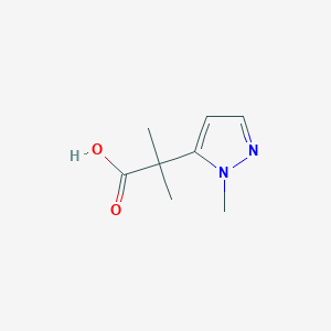 2-methyl-2-(1-methyl-1H-pyrazol-5-yl)propanoic acid