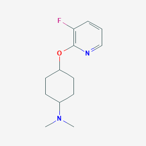 4-[(3-fluoropyridin-2-yl)oxy]-N,N-dimethylcyclohexan-1-amine