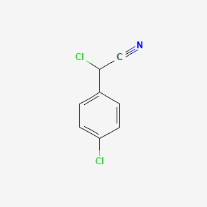molecular formula C8H5Cl2N B2856400 2-Chloro-2-(4-chlorophenyl)acetonitrile CAS No. 89978-12-1