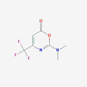 2-(dimethylamino)-4-(trifluoromethyl)-6H-1,3-oxazin-6-one