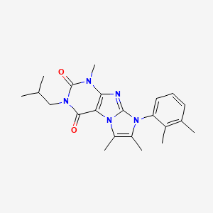 6-(2,3-Dimethylphenyl)-4,7,8-trimethyl-2-(2-methylpropyl)purino[7,8-a]imidazole-1,3-dione