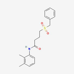 4-(benzylsulfonyl)-N-(2,3-dimethylphenyl)butanamide