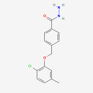 4-[(2-Chloro-5-methylphenoxy)methyl]benzohydrazide