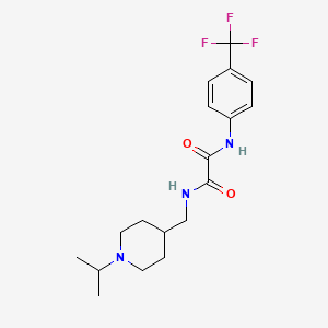 N1-((1-isopropylpiperidin-4-yl)methyl)-N2-(4-(trifluoromethyl)phenyl)oxalamide
