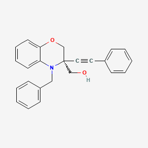 (4-benzyl-3-(phenylethynyl)-3,4-dihydro-2H-benzo[b][1,4]oxazin-3-yl)methanol
