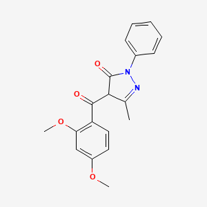 4-(2,4-dimethoxybenzoyl)-3-methyl-1-phenyl-1H-pyrazol-5(4H)-one